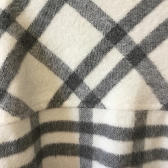 Thread & Supply Grey White Plaid Button Lined Jacket - Picture 13 of 15